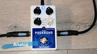 Video thumbnail for Ammoon PockEcho Delay & Looper Pedal (no talking demo) by the pedal bird