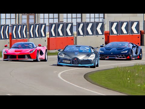 Bugatti Divo vs Lamborghini Centenario vs Ferrari LaFerrari - Highlands