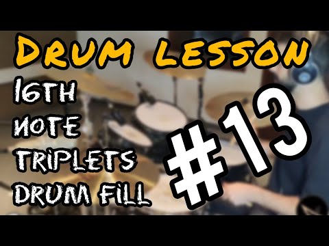 16th note triplets drum fill #13 - Three steps | Drum Lesson - Ariel Kasif