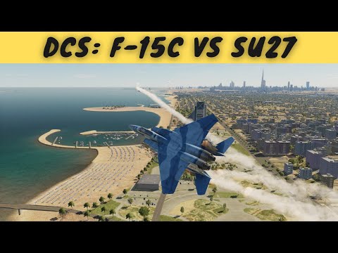 DCS World | F-15c vs Su 27 Flanker Dogfight | Revenge in the Desert!