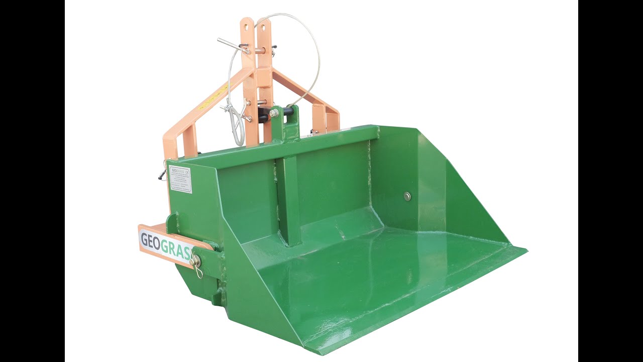 Skrzynia transportowa 100 cm z kiprem manualnym udźwig 300k www.TRAKTOR.com.pl