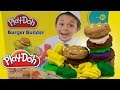 Play Doh Hamburger Burger Builder Play Dough Review by Unboxingsurpriseegg