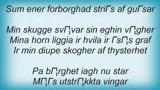 Arckanum - Yvir Min Diupe Marder Lyrics