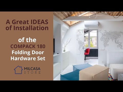 Milcasa Store - Compack 180 Folding Door Hardware Set - IDEAS of Installation