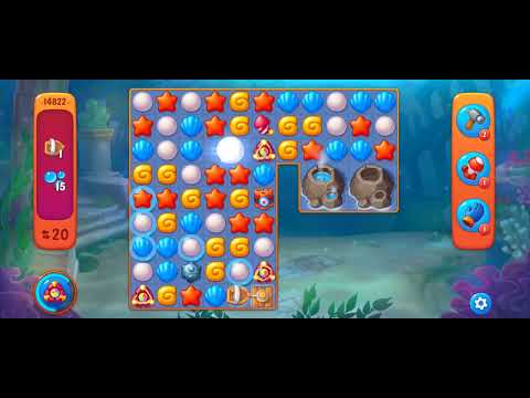 Fishdom Challenge Level 14822 (with timed boosters [Super Lightning]) @choraelmin