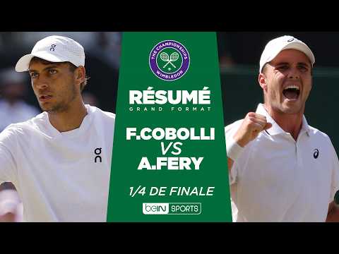 WIMBLEDON : Flavio COBOLLI vs Arthur FERY | 1/4 de finale