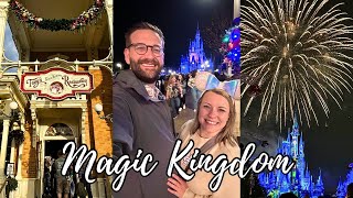 Evening at MAGIC KINGDOM! Tony's Town Square Restaurant, Happily Ever After, and more! 2024