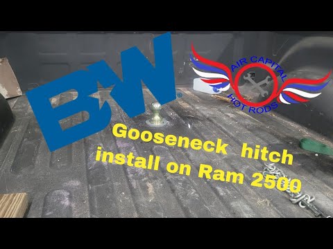 B&W Gooseneck Turnover Ball Hitch install on 2013 Ram 2500