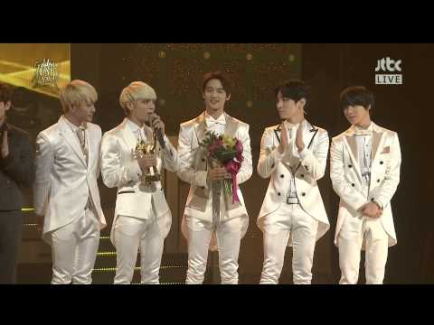 140116 SHINee & BEAST - Album Popularity Awards @The 28th Golden Disk Awards