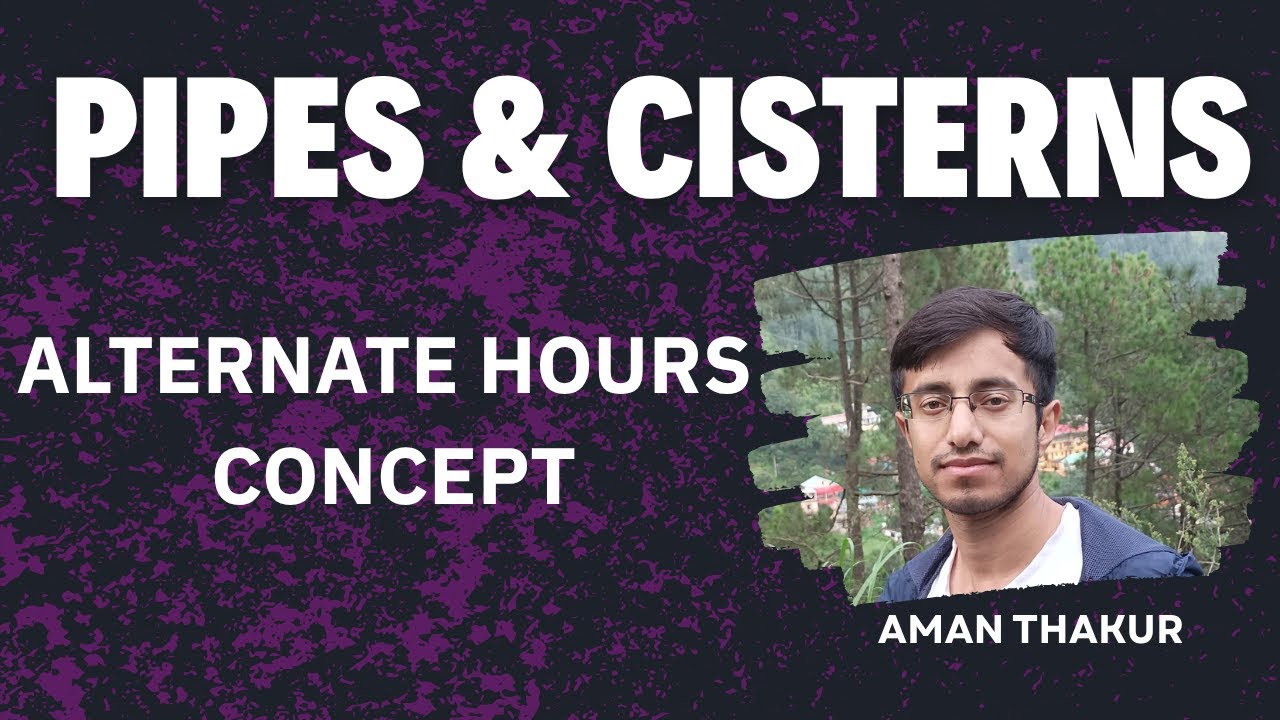 Pipes & Cisterns | Alternate Hours Concept - Quantitative Aptitude @LearnForFree112 #mathstricks
