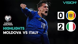 MATCH HIGHLIGHTS: MOLDOVA 0 - 2 ITALIA | European Qualifiers