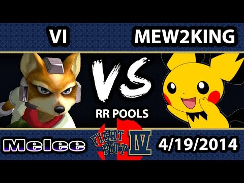 Fight Pitt IV - Mew2King (Roy, Pichu) Vs. VI (Captain Falcon) - Pools