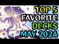 TOP 5 FAVORITE STANDARD DECKS FROM MAY 2024 | MTG Arena | Standard | Outlaws of Thunder Junction