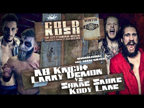 AB Knight & Larry Demon vs Shane Sabre & Cody Lane, 12 Ott.2019 (GOLD RUSH) - FULL MATCH