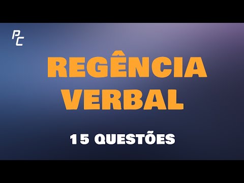 REGÊNCIA VERBAL (15 QUESTÕES)