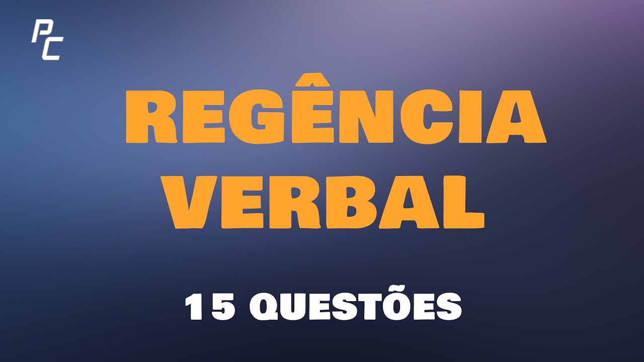 Regência Verbal 15 Questões