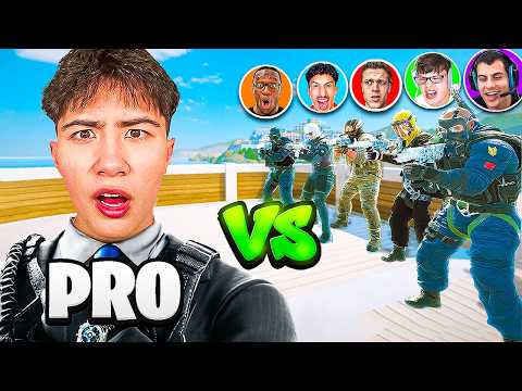 Can 5 Streamers Beat 1 Pro? (Rainbow Six Siege)