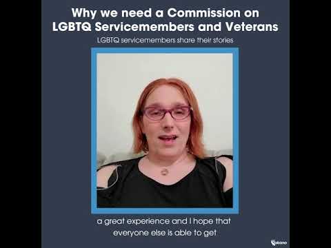 The Commission on LGBTQ Servicemembers and Veterans: Kathryn's Story Image