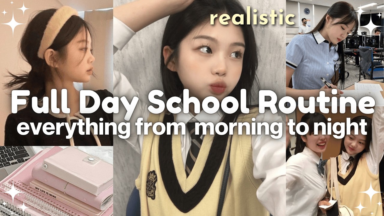 Full Day School Routine That Boosts Productivity🤍