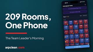 Housekeeping Team Leader App: Assign 209 Rooms in Minutes (ARPCLEAN)