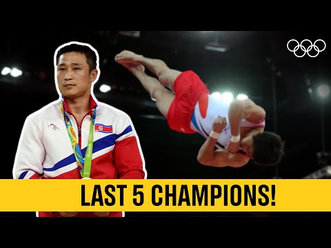 Men's Vault 🤸‍♂️ Last 5 Champions!