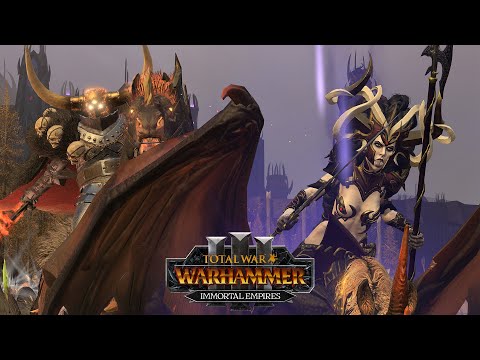 Archaon Is HUGE - NEW Warriors of Chaos vs Dark Elves // Total War: WARHAMMER 3 Immortal Empires