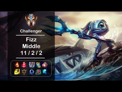 [4K] LOL Challenger Fizz Middle (11/2/2) Ep.227