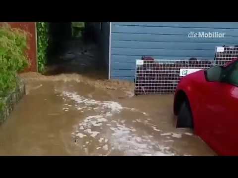 Hagel und Überschwemmung in Dielsdorf