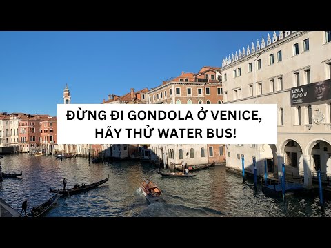 Veneza | Trải nghiệm đi ônibus aquático até Veneza