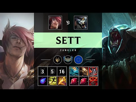 Sett Jungle vs Rengar - EUW Challenger Patch 25.17