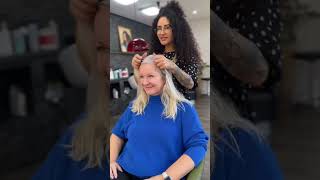Das war die Grey Transition von liebe Isabel aus der Schweiz,❤️#hair #greyhair #hairstyle #balayage