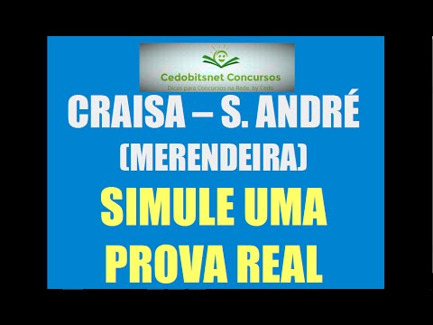 CONCURSO PÚBLICO SANTO ANDRÉ SP MERENDEIRA SIMULADO APOSTILA CEDOBITSNET CONCURSOS