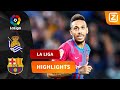 AUBAMEYANG IS WEER GOUD WAARD ? | Real Sociedad vs Barcelona | La Liga 2021/22 | Samenvatting