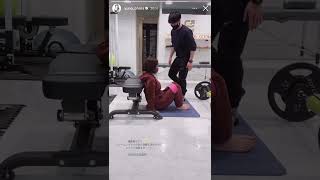 グラビアアイドル 大原優乃 ジム トレーニング動画 #shorts