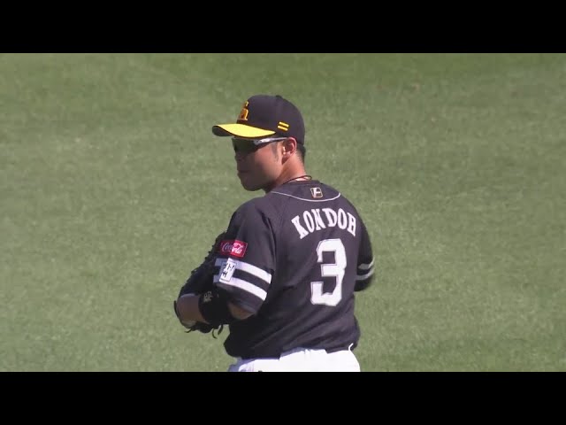 【5回裏】追加点は許さない!! ホークス・近藤健介 好送球でホーム生還を阻止!!  2024年5月14日 東北楽天ゴールデンイーグルス 対 福岡ソフトバンクホークス