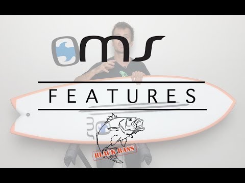 Tabla de surf MS black bass CFE