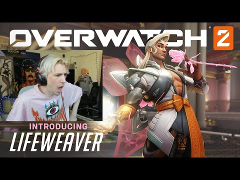 xQc Reacts to New Overwatch 2 Hero "LIFEWEAVER"