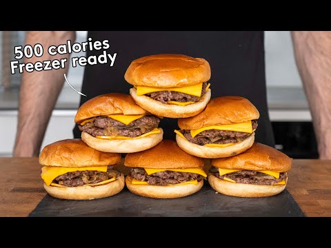 I Made 9 Low-Calorie Burgers To Store In The Freezer
