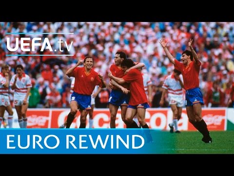 EURO 1988 highlights: Spain 3-2 Denmark