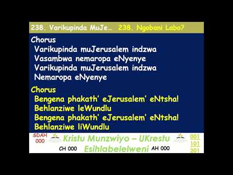 SDA SHONA Hymn 238 Maropa enyenye