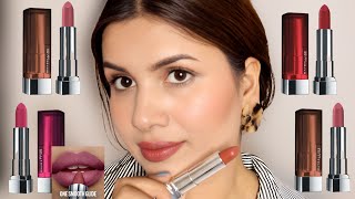 Maybelline Color Sensational Creamy Matte Lipstick | Farbmuster | Bewertung