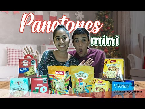 Probando Mini PANETONES NAVIDEÑOS, cual sera el MEJOR? | VLOGMAS 2 | Andres y Alicia