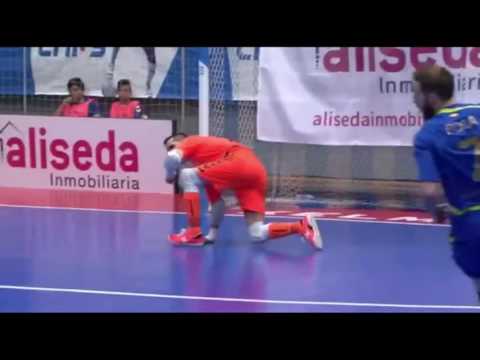 Paradas de Jesús Herrero en Movistar Inter - FC Barcelona Lassa. 2º Final Play Off