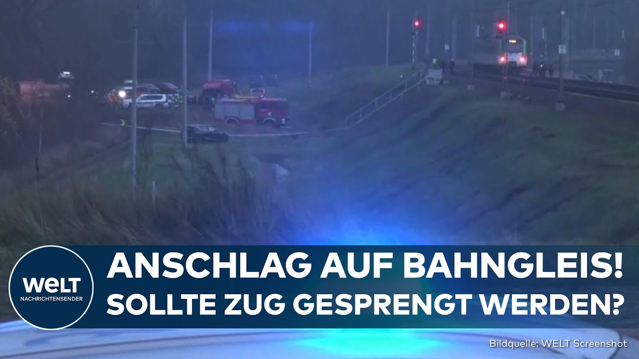 POLEN: Explosion an Bahnstrecke Richtung Ukraine – Tusk spricht von „beispielloser Sabotage“!