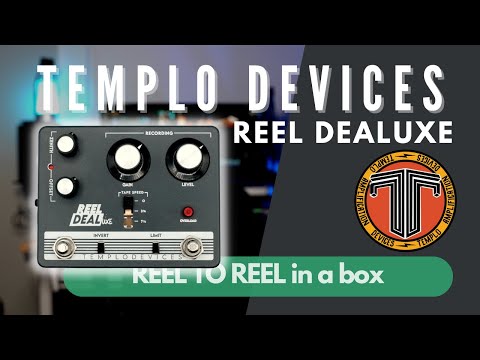 REEL TO REEL tones in a pedal!! // Templo Devices REEL DEALuxe ft Grez Guitars Menocino Jr