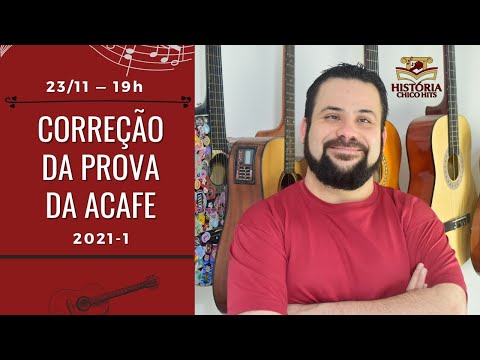 Correção da prova da Acafe - 2021-1