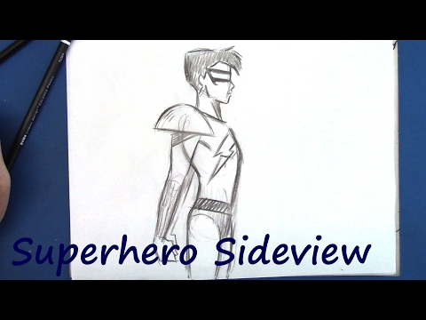 How to Draw a Superhero - Step by Step for Beginners