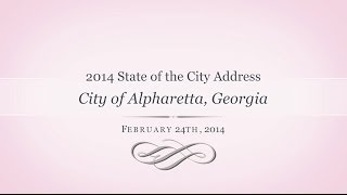preview picture of video 'City of Alpharetta: State of the City Address 2014'