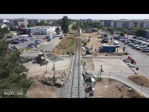 GIROC - DJ 595 - CF 125 - S-a montat calea ferată la loc în 3 zile! - 30.08.2024