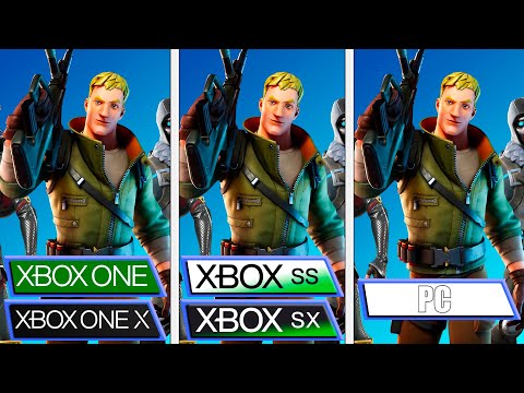 Fortnite | One - OneX - Series S - Series X - PC | Graphics Comparison & FPS